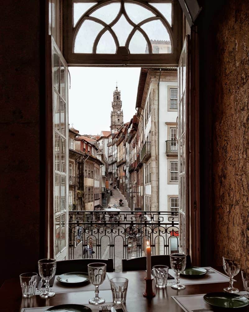 view from a Porto restaurant - GROUP TRAVEL | 10 things To Expect From An Intrepid Travel Tour