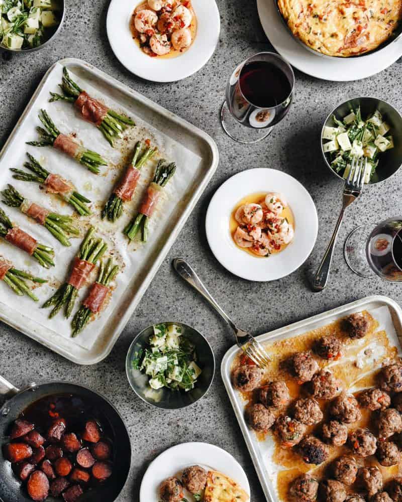 tapas spread - Is this London's most fun cooking class?