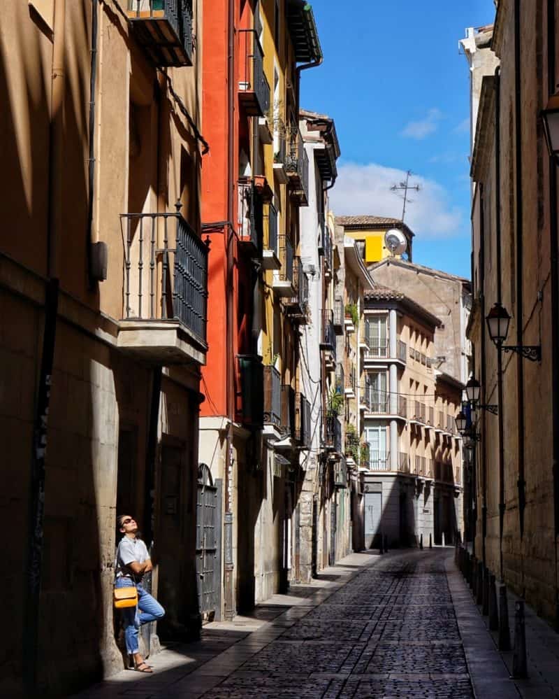 image of road in Logrono in Spain - 7 awesome things to do in Bilbao and La Rioja