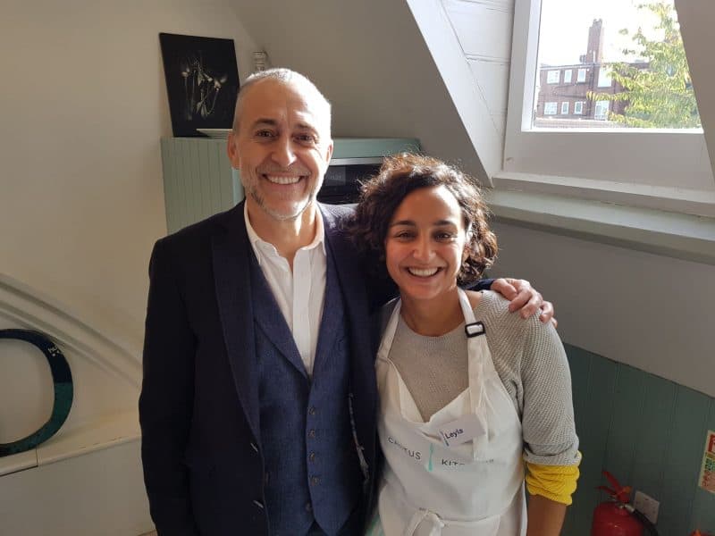 Cooking Le Gavroche restaurant recipes with the Kenwood Chef at London Restaurant Festival