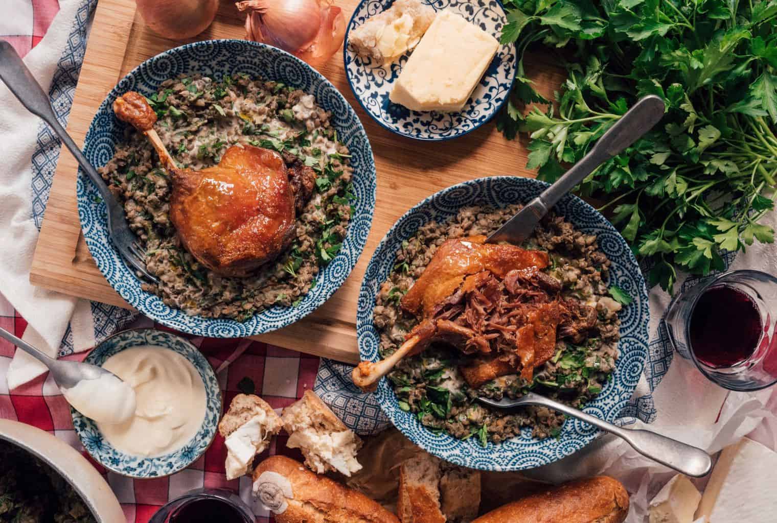 Confit Duck With The World's Greatest Lentil Recipe