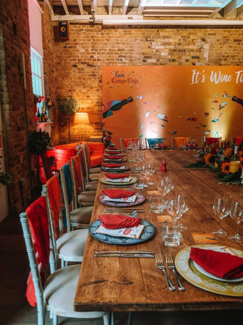 The Spanish London Supper Club With A Wine Tasting Experience! wine tasting in London, wine supper club, fun places to eat in London