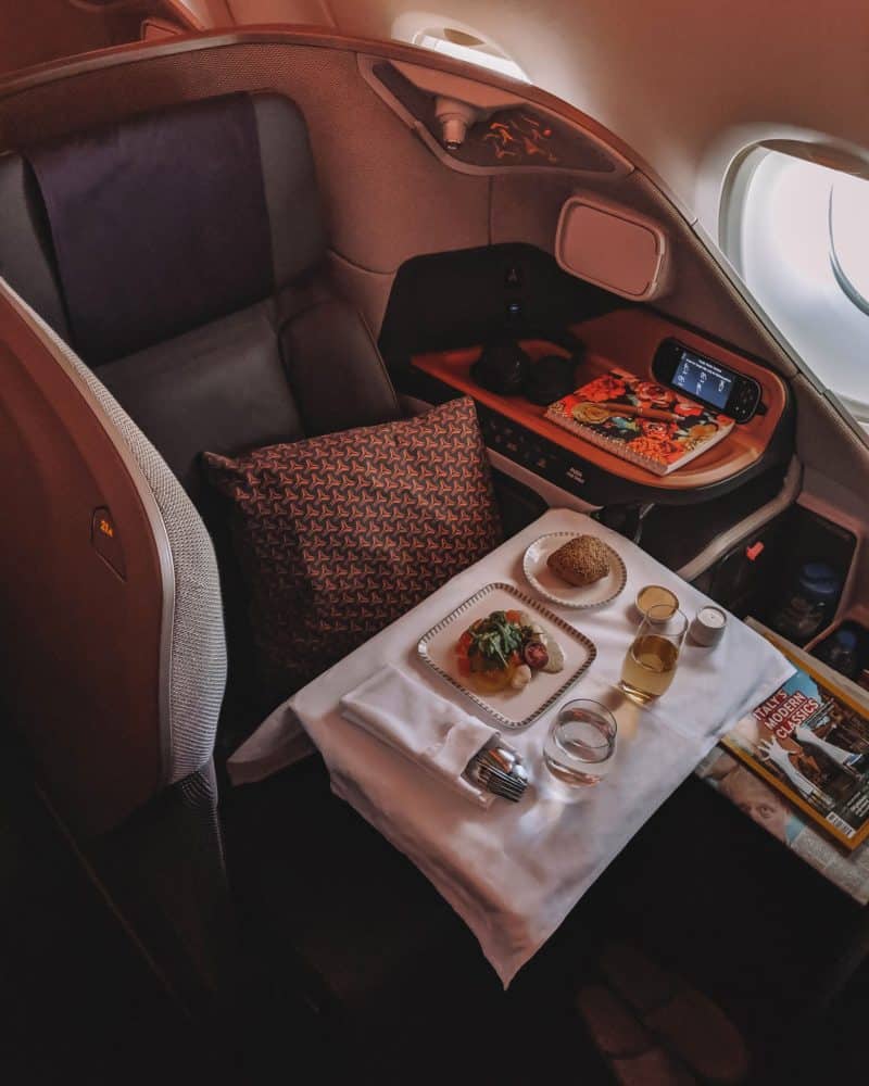 Singapore Airlines Business Class Seat