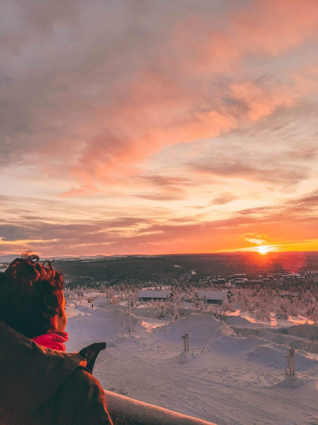 An Arctic Circle sunset Finnish Lapland, Lapland destinations, Lapland Finland